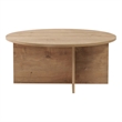 ASIR Hanah Home Soleil Coffee Table in Sapphire Oak