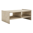 ASIR Hanah Home Pera Coffee Table in Travertine
