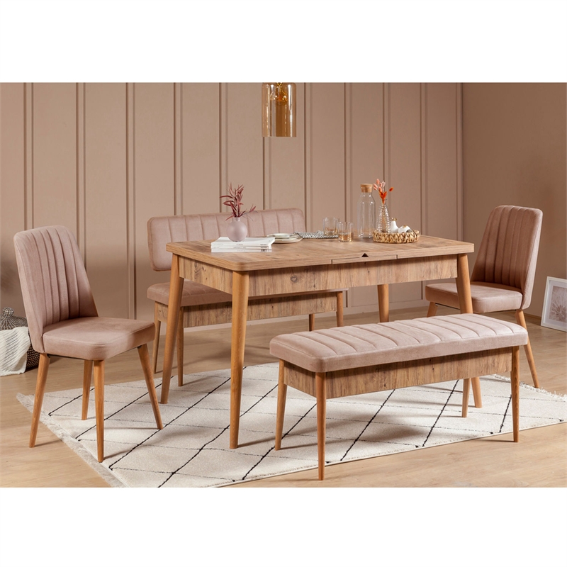 ASIR Hanah Home Vina Bank in Atlantic Pine and Stone