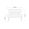 ASIR Hanah Home Vina Bank in Atlantic Pine and Stone