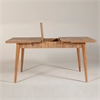 ASIR Hanah Home Vina Extendable Dining Table in Atlantic Pine