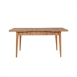 ASIR Hanah Home Vina Extendable Dining Table in Atlantic Pine