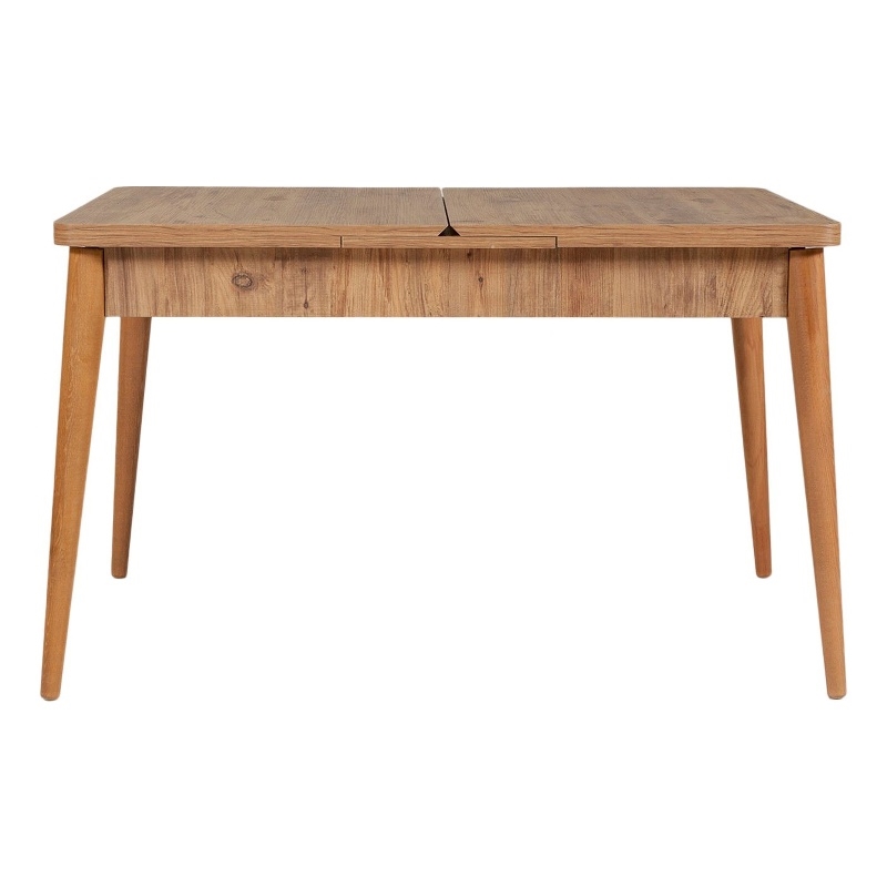 ASIR Hanah Home Vina Extendable Dining Table in Atlantic Pine