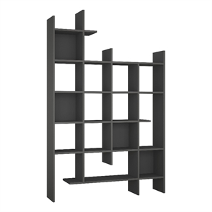 ASIR Hanah Home Manco Bookshelf in Anhracite