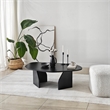 ASIR Hanah Home Rock Coffee Table in Black