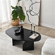 ASIR Hanah Home Rock Coffee Table in Black