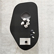 ASIR Hanah Home Rock Coffee Table in Black