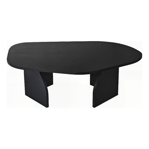 ASIR Hanah Home Rock Coffee Table in Black