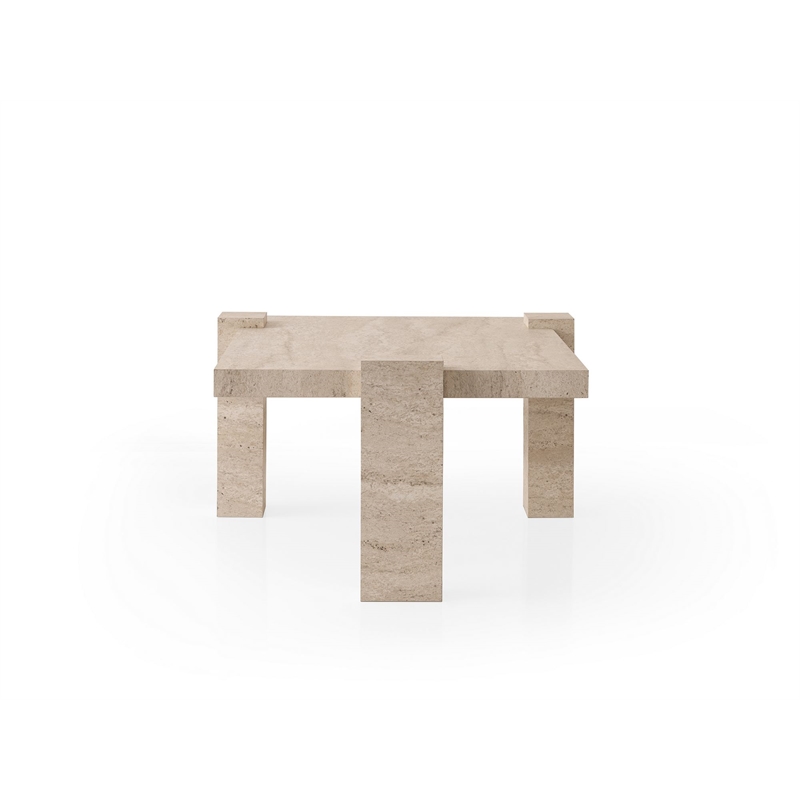 ASIR Hanah Home Diamond 9541 Coffee Table in Beige