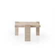 ASIR Hanah Home Diamond 9541 Coffee Table in Beige