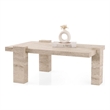 ASIR Hanah Home Diamond 9541 Coffee Table in Beige