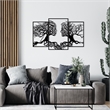 ASIR Wallity Love Tree Decorative Metal Wall Accessory in Black