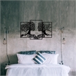 ASIR Wallity Love Tree Decorative Metal Wall Accessory in Black
