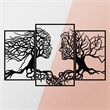 ASIR Wallity Love Tree Decorative Metal Wall Accessory in Black