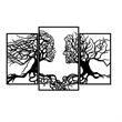 ASIR Wallity Love Tree Decorative Metal Wall Accessory in Black