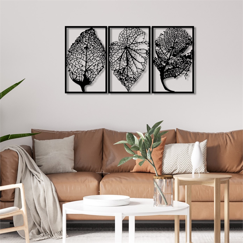 ASIR Wallity Saye Decorative Metal Wall Accessory in Black