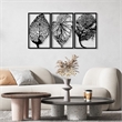 ASIR Wallity Saye Decorative Metal Wall Accessory in Black