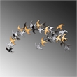 ASIR Wallity Kirlangic Decorative Metal Wall Accessory in Multi-Color