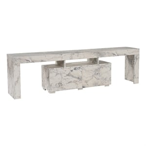 ASIR Hanah Home Enclave TV Stand in Fressia Marble