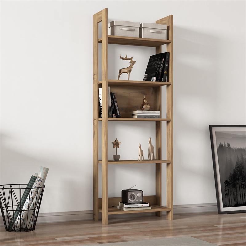ASIR Hanah Home Country Bookshelf in Oak