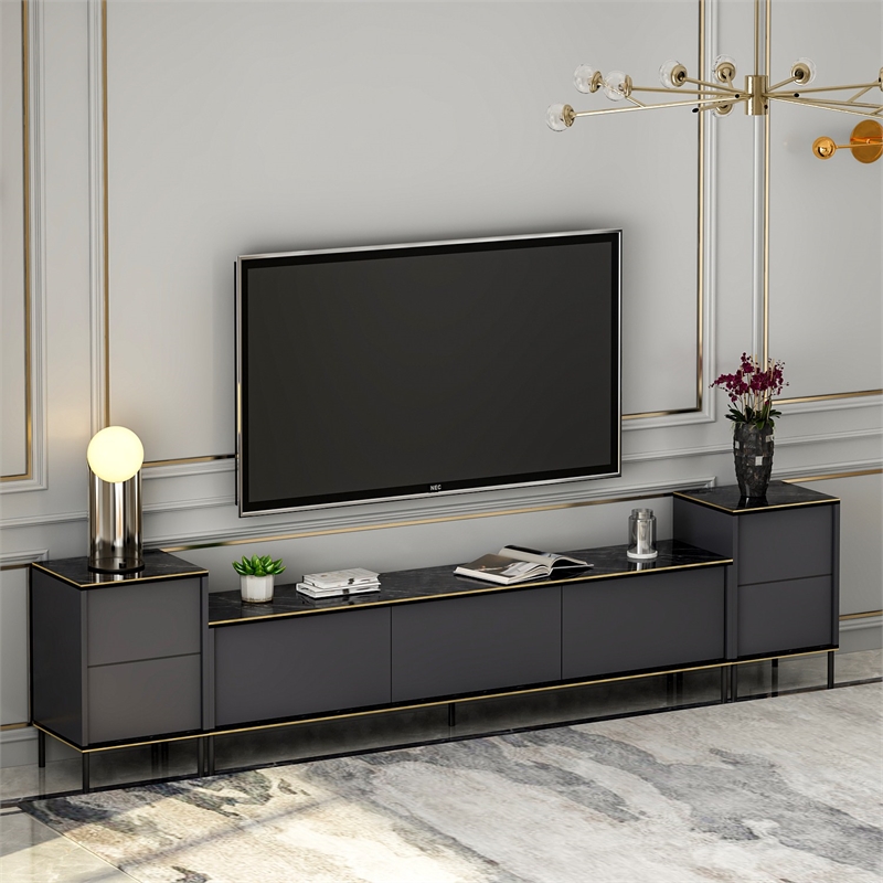 ASIR Hanah Home imaj TV Unit in Anthracite