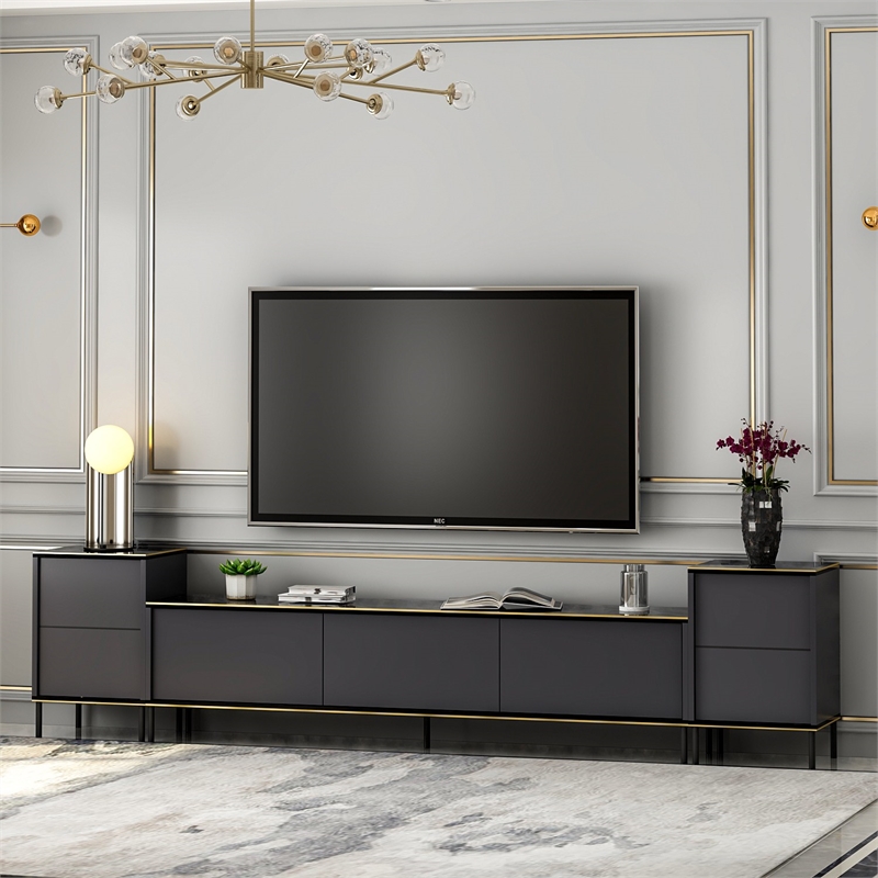 ASIR Hanah Home imaj TV Unit in Anthracite