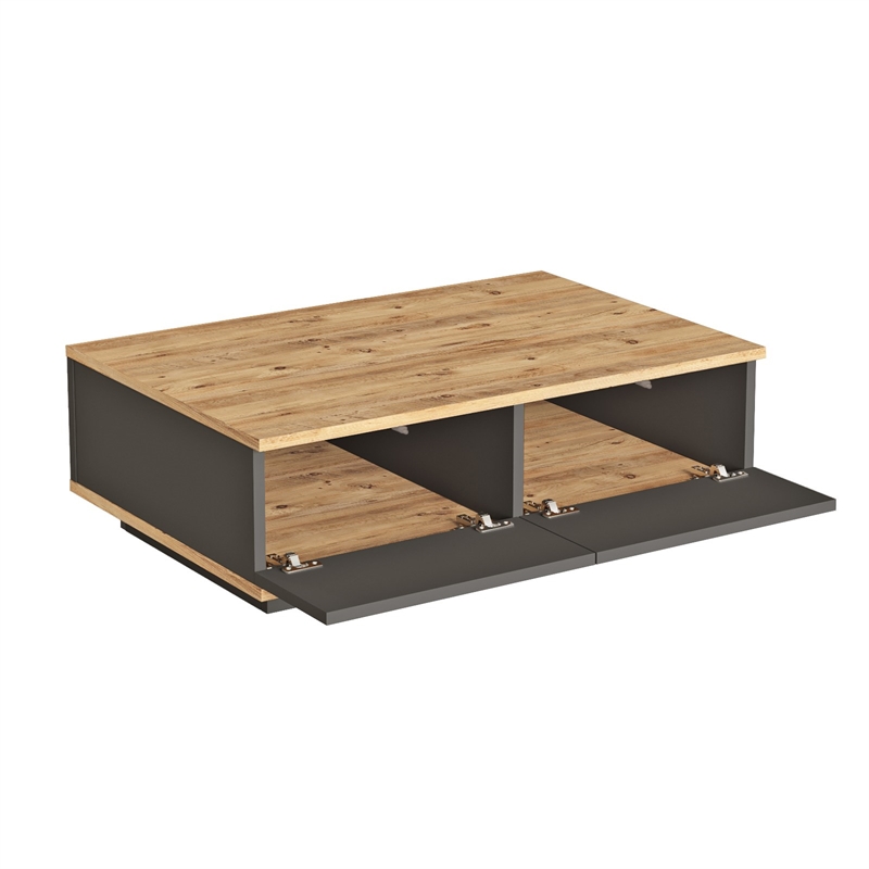 ASIR Hanah Home FR14-AA Coffee Table in Pine
