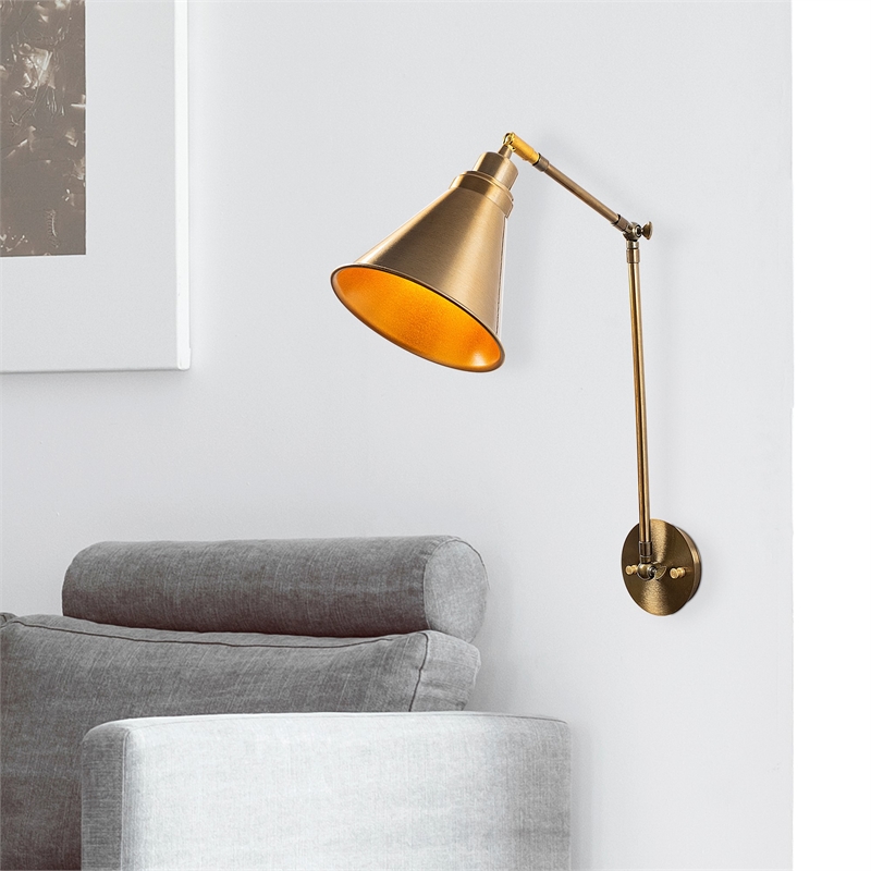 ASIR Opviq Berceste N-683 Wall Lamp in Brass