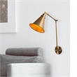 ASIR Opviq Berceste N-683 Wall Lamp in Brass