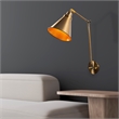 ASIR Opviq Berceste N-683 Wall Lamp in Brass