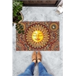 ASIR Conceptum Hypnose Happy Sun PVC Doormat in Multi-Color