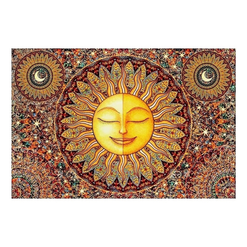 ASIR Conceptum Hypnose Happy Sun PVC Doormat in Multi-Color