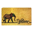 ASIR Conceptum Hypnose Elephant Power PVC Doormat in Multi-Color
