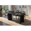 ASIR Hanah Home Sablin Dining Table in Black
