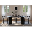 ASIR Hanah Home Sablin Dining Table in Black