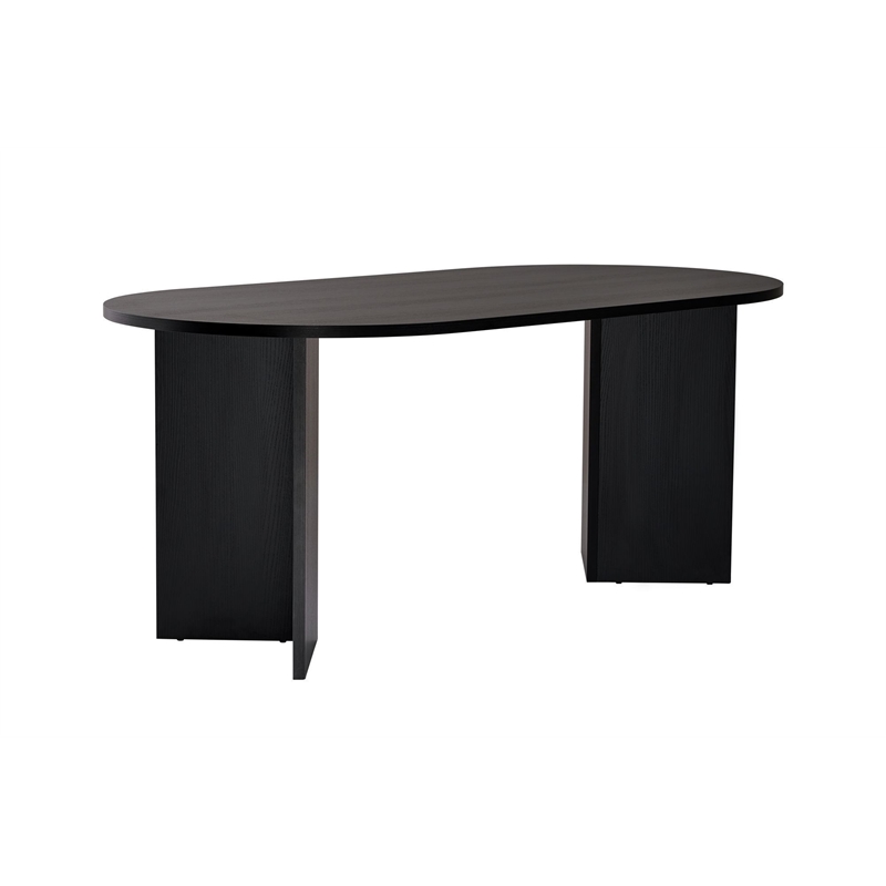 ASIR Hanah Home Sablin Dining Table in Black