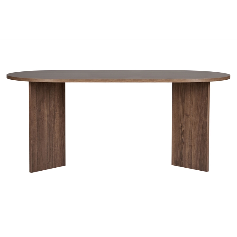 ASIR Hanah Home Sablin Dining Table in Venezia Walnut