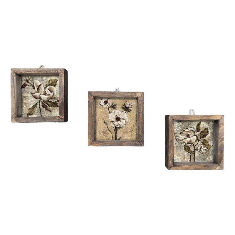 ASIR Wallity Decorative Framed Painting UKZM002 (3 Pieces) in Multi-Color