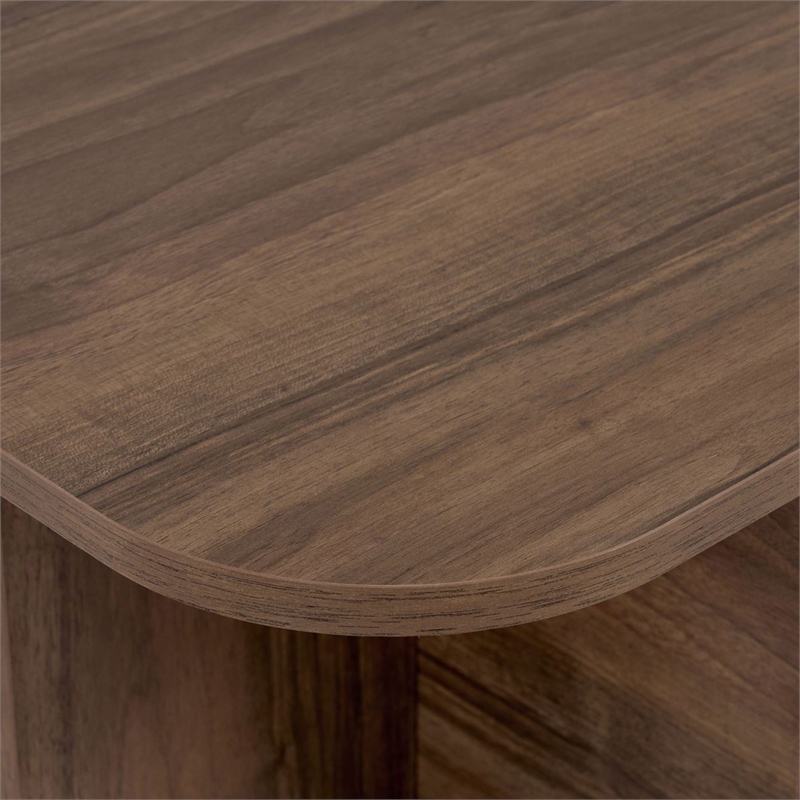ASIR Hanah Home Akira Coffee Table in Venezia Walnut
