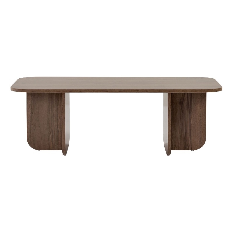 ASIR Hanah Home Akira Coffee Table in Venezia Walnut