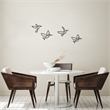 ASIR Wallity Birds 304 Decorative Metal Wall Accessory in Black