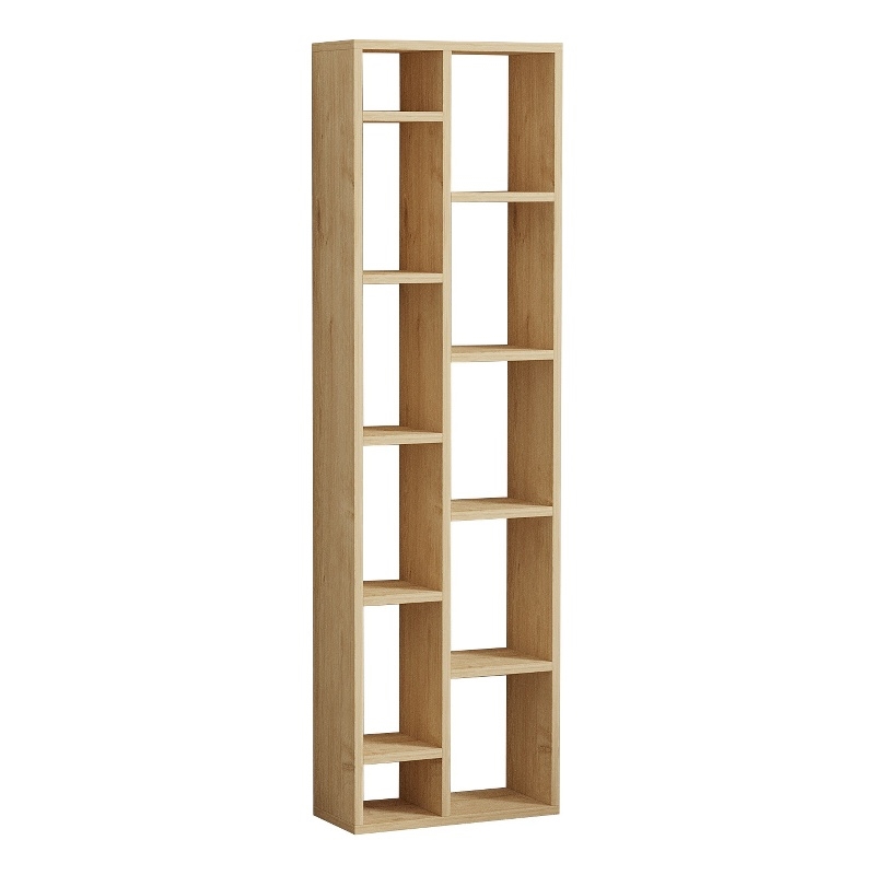 ASIR Hanah Home Tomi Bookshelf in Sapphire Oak