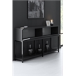 ASIR Hanah Home Lord Modern Console Table in Anthracite and Black