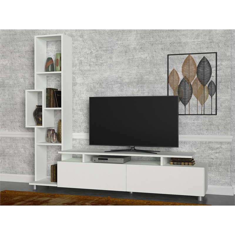 ASIR Hanah Home Tulip TV Unit in White