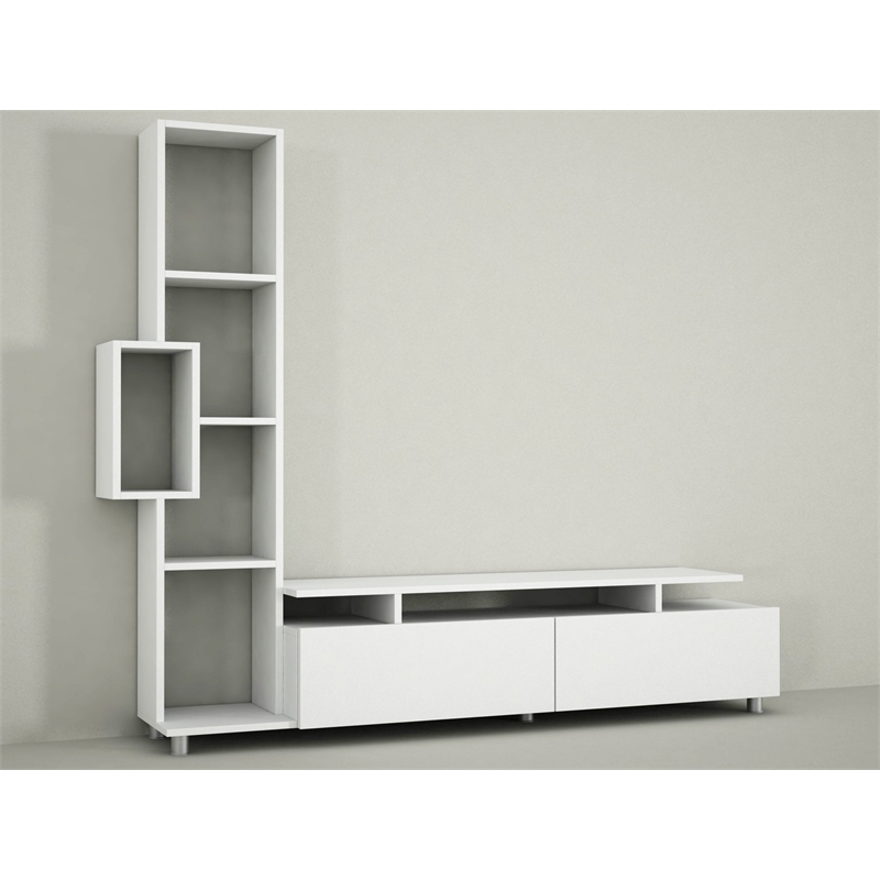 ASIR Hanah Home Tulip TV Unit in White