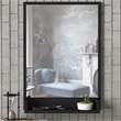 ASIR Hanah Home Costa Decorative Mirror in Black