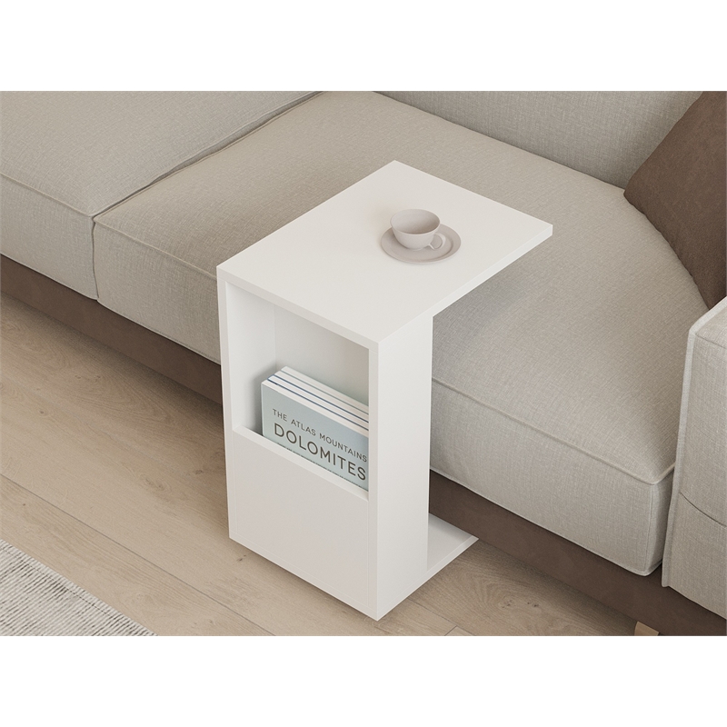 ASIR Hanah Home Star Side Table in White