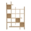 ASIR Hanah Home Manco Bookshelf in Oak