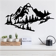 ASIR Wallity Mountain 2 Decorative Metal Wall Accessory in Black
