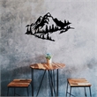 ASIR Wallity Mountain 2 Decorative Metal Wall Accessory in Black